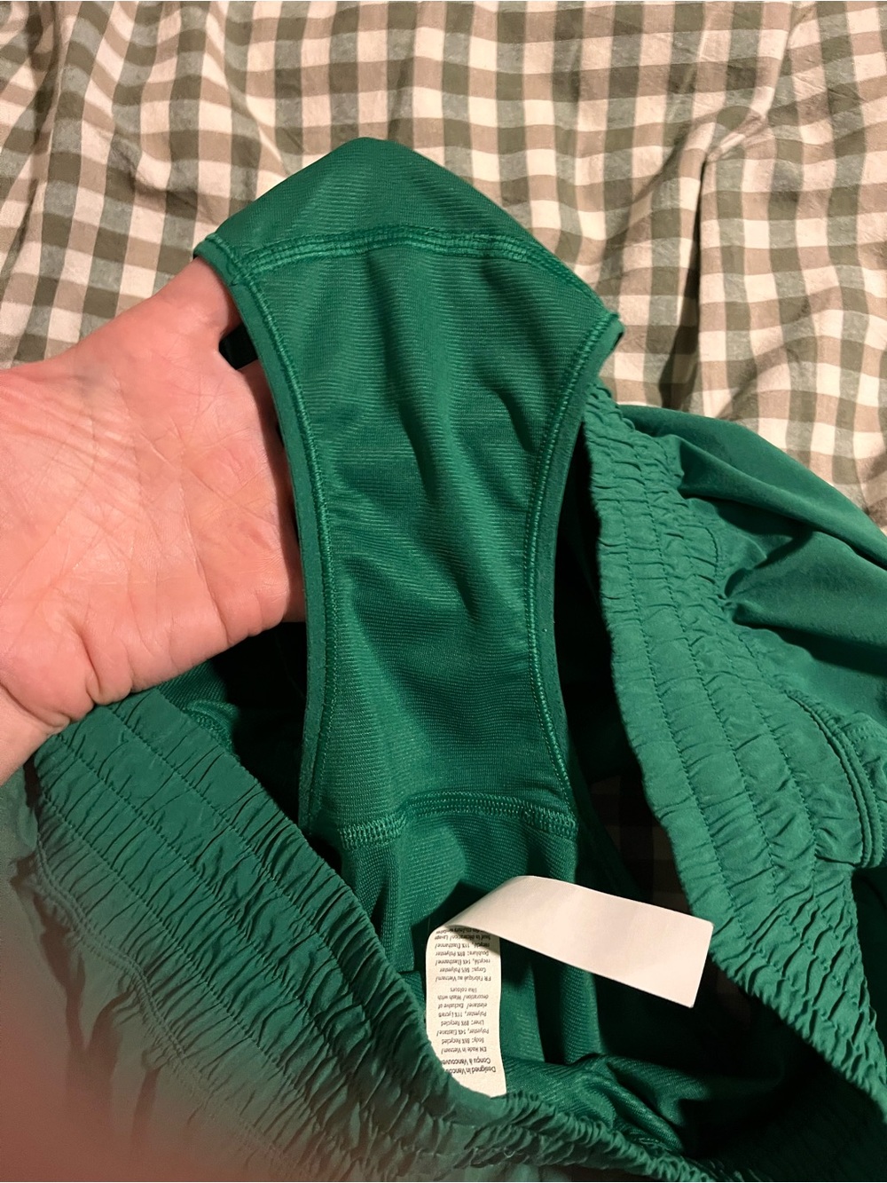 lululemon Shake It Out High-Rise Running Short 2.5” – Green, Size M - Picture 4 of 7